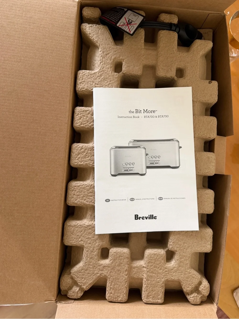 Breville Toaster, stainless steel, brand new